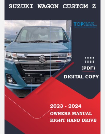 suzuki wagon custom z 2023-2024 owners manual